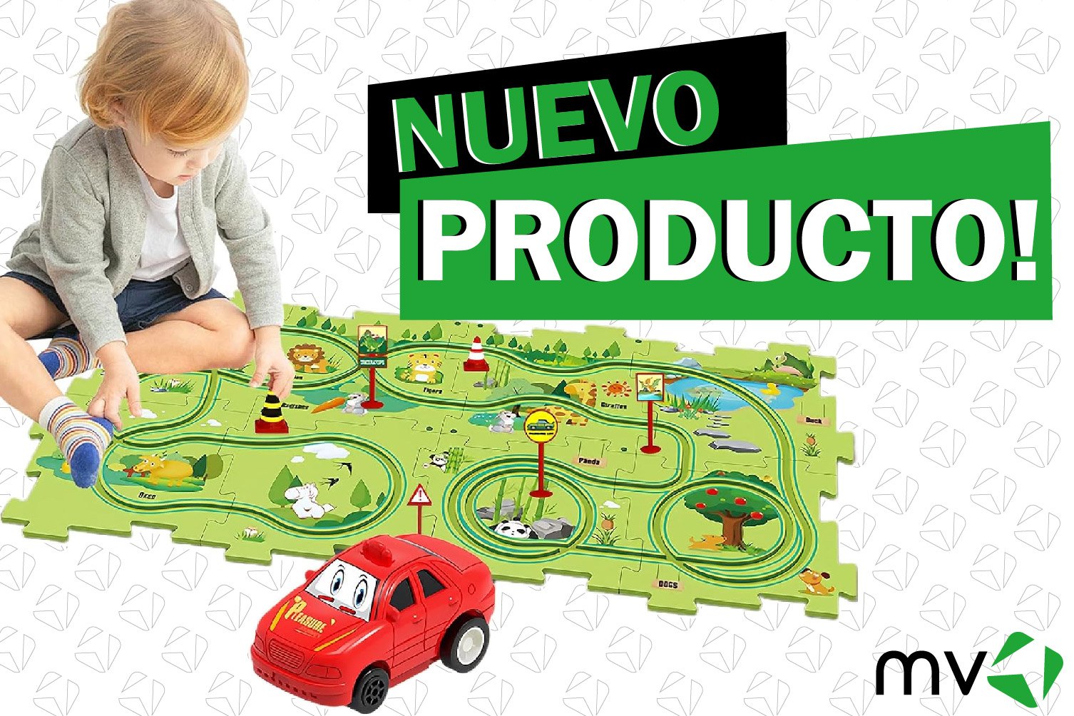 Pista Rompecabezas Banner-movil