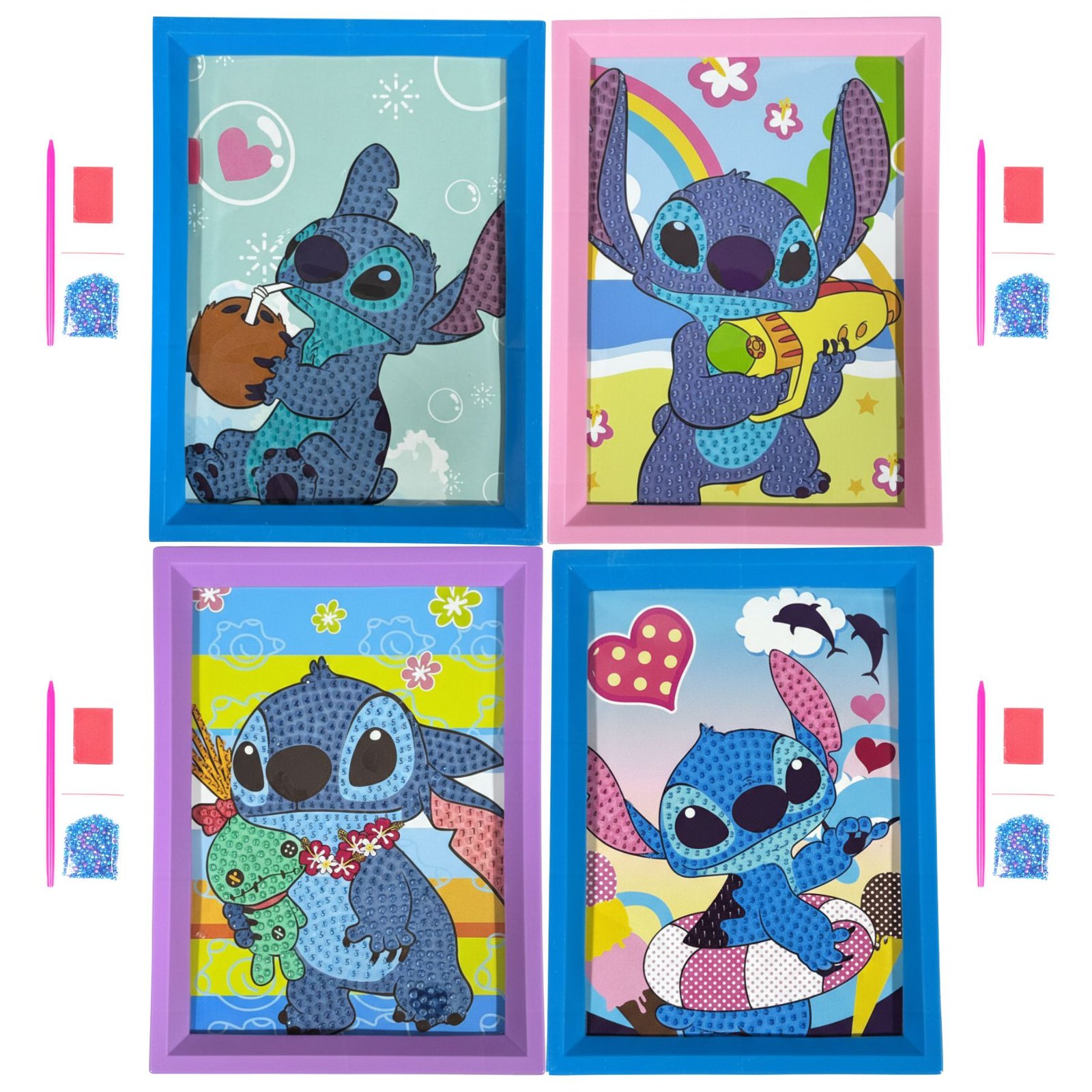 Set de x20 Cuadros Decorativos con Cristales