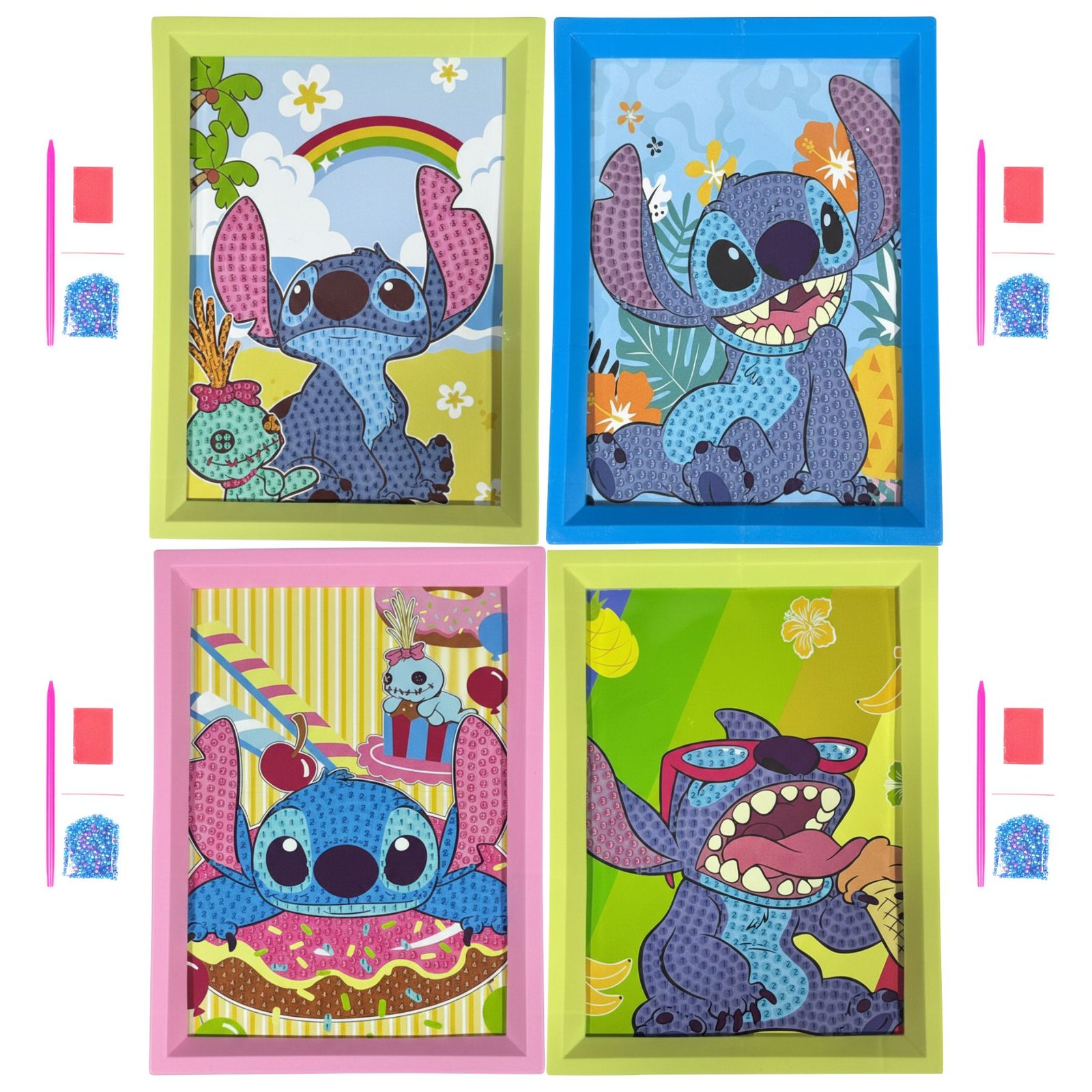 Set de x20 Cuadros Decorativos con Cristales