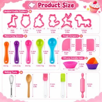Juego de Pastelería para Niños 26 Piezas