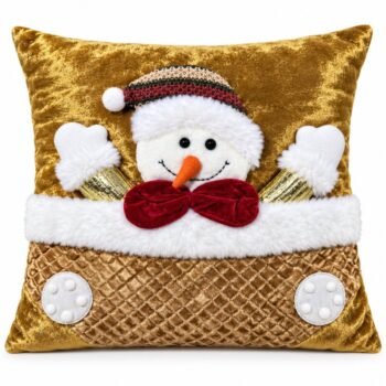 Cojín Navideño con Aplique Fino